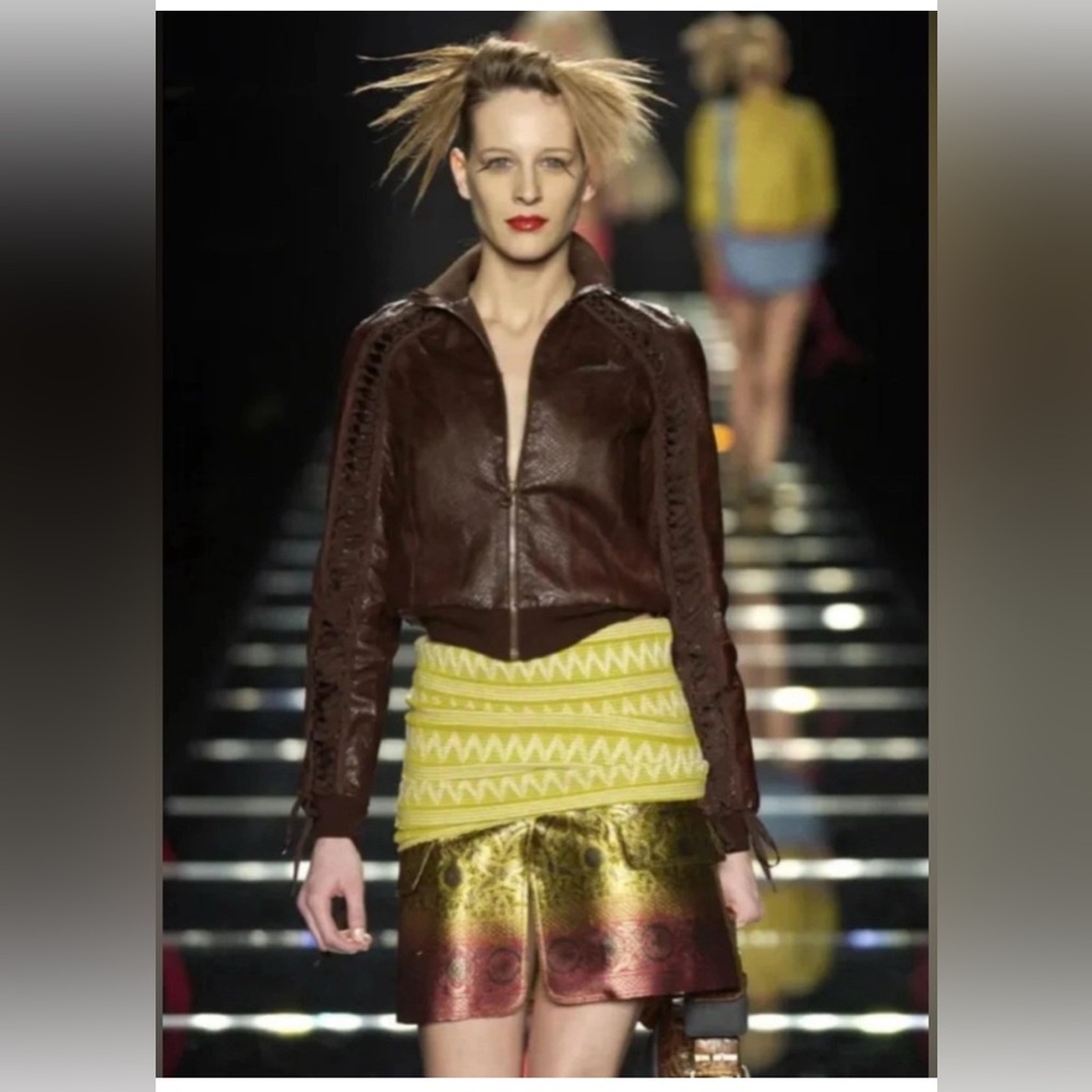 ***SOLD***Christian Dior by John Galliano Fall 2002 Runway Brocade Skirt